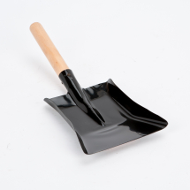 7inch Black Coal Shovel With Wood Handle
